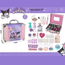 Набір косметики 768-73 C (48/2) тіні, лаки, аксесуари для манікюру, пензлики, блискітки, помада, наліпки, накладні нігті, пудра, парфуми, у валізі Набір косметики 768-73 C (48/2) тіні, лаки, аксесуари для манікюру, пензлики, блискітки, помада, наліпки, накладні нігті, пудра, парфуми, у валізі