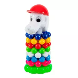 гр Піраміда кулька (собачка) 1802 (12) в сітці "BAMSIC" гр Піраміда кулька (собачка) 1802 (12) в сітці "BAMSIC"