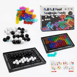 Логічна гра 929-35 (48) 3в1, двостороннє поле, 16 кольорових елементів, 14 кульок, інструкція із завданнями, в коробці Логічна гра 929-35 (48) 3в1, двостороннє поле, 16 кольорових елементів, 14 кульок, інструкція із завданнями, в коробці