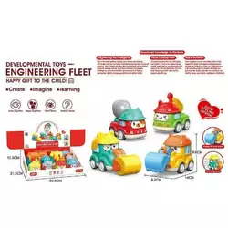 Набір машин BM 2607 (24/2) ЦІНА ЗА 8 ШТУК В БЛОЦІ, "Спецтехніка", інерція, рухомі елементи, в коробці Набір машин BM 2607 (24/2) ЦІНА ЗА 8 ШТУК В БЛОЦІ, "Спецтехніка", інерція, рухомі елементи, в коробці