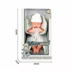 Пупс S 012-12 B (24) 28 см, гумовий, пелюшка, в коробці Пупс S 012-12 B (24) 28 см, гумовий, пелюшка, в коробці