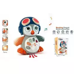 Пінгвін 8001 CA (36) рухомі елементи, колесо вільного ходу, підсвічування, пісні англ. мовою, від батарейок, звук серцебиття, два режими, в коробці Пінгвін 8001 CA (36) рухомі елементи, колесо вільного ходу, підсвічування, пісні англ. мовою, від батарейок, звук серцебиття, два режими, в коробці