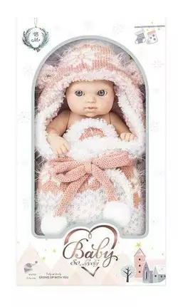 Пупс 244-4 (96/2) довжина 20 см, м’якотілий, в коробці Пупс 244-4 (96/2) довжина 20 см, м’якотілий, в коробці