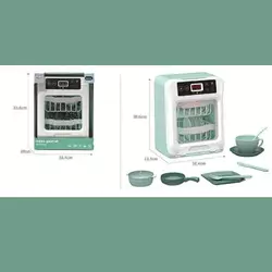 Посудомийка A 1013-2 (36) на батарейках, підсвітка, таймер, звук, імітація роботи посудомийної машини, набір посуду, в коробці Посудомийка A 1013-2 (36) на батарейках, підсвітка, таймер, звук, імітація роботи посудомийної машини, набір посуду, в коробці