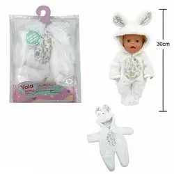 Одяг для пупса YLC 335 F (120) комбінезон, для ляльок зростом 30-35 см, у пакеті Одяг для пупса YLC 335 F (120) комбінезон, для ляльок зростом 30-35 см, у пакеті