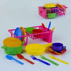 гр Набір дитячий "Посуд № 9 "Юна господарочка" №9 (19-эл) арт 048/9 (12) "BAMSIC" гр Набір дитячий "Посуд № 9 "Юна господарочка" №9 (19-эл) арт 048/9 (12) "BAMSIC"