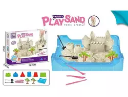Кінетичний пісок 1940 (36/2) 500г піску, пісочниця, інструменти, форми, в коробці Кінетичний пісок 1940 (36/2) 500г піску, пісочниця, інструменти, форми, в коробці