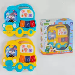 Пианино 36541 (120/2) "ТК Group", УКРАИНСКОЕ ОЗВУЧИВАНИЕ, "Автобус", 2 види, подсветка, изучение цифр, мелодии, песни, в коробке Пианино 36541 (120/2) "ТК Group", УКРАИНСКОЕ ОЗВУЧИВАНИЕ, "Автобус", 2 види, подсветка, изучение цифр, мелодии, песни, в коробке