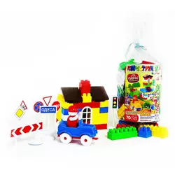 гр Набір дитячий "Конструктор BAMSIC №1" 115/8 (20) "BAMSIC" 70 деталей, в пакеті, в пакете гр Набір дитячий "Конструктор BAMSIC №1" 115/8 (20) "BAMSIC" 70 деталей, в пакеті, в пакете