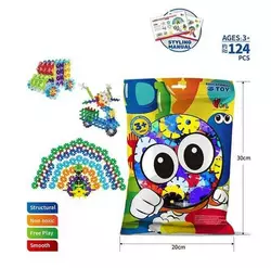 Конструктор 304 Y-22 (96/2) 124 деталі, в пакеті Конструктор 304 Y-22 (96/2) 124 деталі, в пакеті