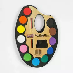 Акварельні фарби C 60808 (144) 12 кольорів, пензлик, в плівці Акварельні фарби C 60808 (144) 12 кольорів, пензлик, в плівці