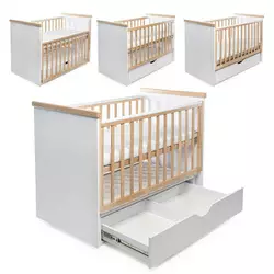 гр Ліжечко БУК "Хмаринка" колір - натуральний, з шухлядою + опускне DS-7021 (1) маятниковий механізм гр Ліжечко БУК "Хмаринка" колір - натуральний, з шухлядою + опускне DS-7021 (1) маятниковий механізм