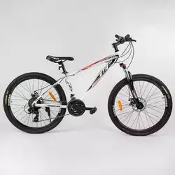 Велосипед Спортивный CORSO «GTR-3000» 26" дюймов 12685 (1) рама алюминиевая 15``, оборудование Shimano 21 скорость, собран на 75