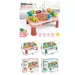 Риболовля 7732 B (36) 2 кольори, пісенька, 3 вудки, фігурки тварин, наліпки, 21 рибка, в коробці Риболовля 7732 B (36) 2 кольори, пісенька, 3 вудки, фігурки тварин, наліпки, 21 рибка, в коробці