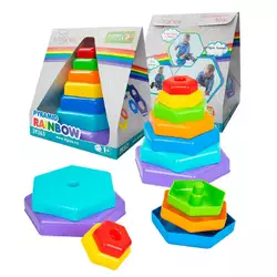 гр Пірамідка-веселка 39363 (12) "Tigres", 7 рівнів, коробка гр Пірамідка-веселка 39363 (12) "Tigres", 7 рівнів, коробка