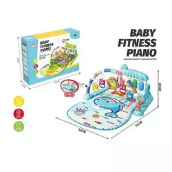 Килимок 688-23 (36) піаніно, мелодія, підсвічування, 4 брязкальця, в коробці Килимок 688-23 (36) піаніно, мелодія, підсвічування, 4 брязкальця, в коробці