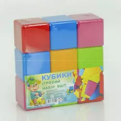 гр Кубики великі 9 шт. 14066 (21) "M Toys" гр Кубики великі 9 шт. 14066 (21) "M Toys"