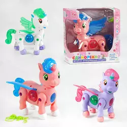 Музична іграшка “Єдиноріжко” TK - 10232 (48/2) "TK Group", 3 кольори, ОЗВУЧ. УКР. МОВОЮ, звук, підсвічування, ВИДАЄТЬСЯ ТІЛЬКИ МІКС ВИДІВ, в коробці Музична іграшка “Єдиноріжко” TK - 10232 (48/2) "TK Group", 3 кольори, ОЗВУЧ. УКР. МОВОЮ, звук, підсвічування, ВИДАЄТЬСЯ ТІЛЬКИ МІКС ВИДІВ, в коробці