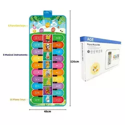 Килимок музичний 638-12 (24/2)  49 х 3 х 125 см, на батарейках, музичні інструменти, ноти, запис, режим пам`яті, музика, в коробці Килимок музичний 638-12 (24/2)  49 х 3 х 125 см, на батарейках, музичні інструменти, ноти, запис, режим пам`яті, музика, в коробці