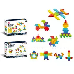 Конструктор 188-667 (36) 80 елементів, деталі-пазли, в коробці Конструктор 188-667 (36) 80 елементів, деталі-пазли, в коробці