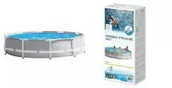 Intex Басейн каркасний 26700 NP (1) розмір:305x76см, Prism Frame Pool, об`єм води:4485л, у коробці Intex Басейн каркасний 26700 NP (1) розмір:305x76см, Prism Frame Pool, об`єм води:4485л, у коробці