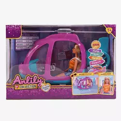 Лялька з аксесуарами 616261 (8) висота ляльки - 30 см, вертоліт, в коробці Лялька з аксесуарами 616261 (8) висота ляльки - 30 см, вертоліт, в коробці