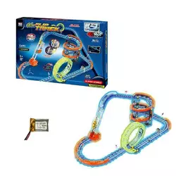 Трек 89987 (12) 69 елементів, машинка із вбудованим акумулятором, підсвічування, світиться у темряві, трюки, муляжі оточення, в коробці Трек 89987 (12) 69 елементів, машинка із вбудованим акумулятором, підсвічування, світиться у темряві, трюки, муляжі оточення, в коробці