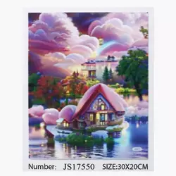 Алмазна мозаїка JS 17550 (50) "TK Group", 20х30 см, в коробці Алмазна мозаїка JS 17550 (50) "TK Group", 20х30 см, в коробці