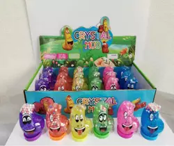 Лизун C 68866 (20) ЦІНА ЗА 24 ШТУКИ В БЛОЦІ, глітер, пінопластові кульки, в коробці Лизун C 68866 (20) ЦІНА ЗА 24 ШТУКИ В БЛОЦІ, глітер, пінопластові кульки, в коробці