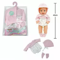 Одяг для пупса YLC 340 F (120) на пупса висотою: 40-45 см, в пакеті Одяг для пупса YLC 340 F (120) на пупса висотою: 40-45 см, в пакеті