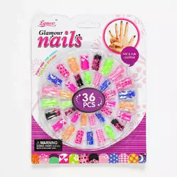 Набір нігтів C 3287 (576/2) 2 розміри, 36 штук, на листі Набір нігтів C 3287 (576/2) 2 розміри, 36 штук, на листі