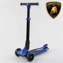 Самокат Lamborghini трехколесный LB - 20300 (4) складной алюминиевый руль, колеса PU со светом, в коробке Самокат Lamborghini трехколесный LB - 20300 (4) складной алюминиевый руль, колеса PU со светом, в коробке