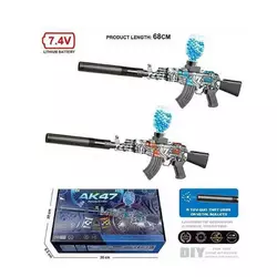 Автомат LYM 016 B 2-3 (48/2) 2 кольори, акумулятор 7,4V, автоматичний та механічний принципи роботи, стріляє орбізами, магазин та глушник, в коробці Автомат LYM 016 B 2-3 (48/2) 2 кольори, акумулятор 7,4V, автоматичний та механічний принципи роботи, стріляє орбізами, магазин та глушник, в коробці