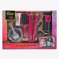 Набір перукаря 626003 (24) 9 аксесуарів, світло, звук, стайлер, щітка, 2 заколки, посудина і щіточка для фарбування волосся, 2 баночки, у коробці Набір перукаря 626003 (24) 9 аксесуарів, світло, звук, стайлер, щітка, 2 заколки, посудина і щіточка для фарбування волосся, 2 баночки, у коробці