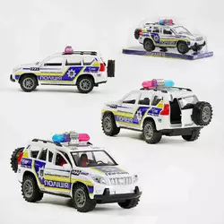 Джип "Поліція України" TK - 0223 (36/2) "TK Group", інерційний механізм, відчиняються двері та багажник, в слюді Джип "Поліція України" TK - 0223 (36/2) "TK Group", інерційний механізм, відчиняються двері та багажник, в слюді
