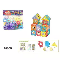 Конструктор HL 11 (144/2) 76 деталей, наліпки, в пакеті Конструктор HL 11 (144/2) 76 деталей, наліпки, в пакеті