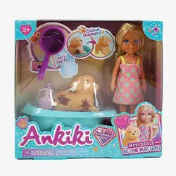 Лялька з аксесуарами 606012 (48) висота ляльки 13.5 см, песик, аксесуари, в коробці Лялька з аксесуарами 606012 (48) висота ляльки 13.5 см, песик, аксесуари, в коробці