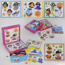 Магнитные пазлы М 43694 (24) маркер на водной основе, досточка для рисования, в коробке Магнитные пазлы М 43694 (24) маркер на водной основе, досточка для рисования, в коробке