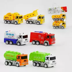 Набір машин 890-88 A (216/2) 3 види, 2 штуки, інерційний механізм, у пакеті Набір машин 890-88 A (216/2) 3 види, 2 штуки, інерційний механізм, у пакеті