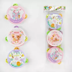 Набір брязкалець 929-65 (168/2) "Бубни", 3 штуки, в пакеті Набір брязкалець 929-65 (168/2) "Бубни", 3 штуки, в пакеті