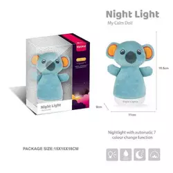 Нічник MBQ 664-8 A (72) “Коала”, підсвічування, висота 16 см, в коробці Нічник MBQ 664-8 A (72) “Коала”, підсвічування, висота 16 см, в коробці