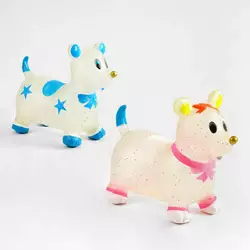 Стрибун гумовий M 48562 (30) 2 види, "Собачка", вага 1300 грамм, у пакеті Стрибун гумовий M 48562 (30) 2 види, "Собачка", вага 1300 грамм, у пакеті