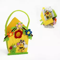 Аплікація з фетру С 22715 (300) деталі для кошика, в пакеті Аплікація з фетру С 22715 (300) деталі для кошика, в пакеті