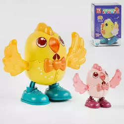 Музичне курчатко 61798 (96/2) "TK Group", ОЗВУЧУВАННЯ УКРАЇНСЬКОЮ МОВОЮ, 2 кольори, танцює, підсвічування, дитяча пісня, в коробці Музичне курчатко 61798 (96/2) "TK Group", ОЗВУЧУВАННЯ УКРАЇНСЬКОЮ МОВОЮ, 2 кольори, танцює, підсвічування, дитяча пісня, в коробці