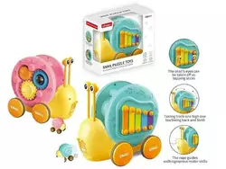 Каталка 58079 (16) 2 кольори, “Равлик”, ксилофон, запускач, пальчикова гра, брязкальце, в коробці Каталка 58079 (16) 2 кольори, “Равлик”, ксилофон, запускач, пальчикова гра, брязкальце, в коробці