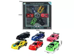 Набір машин 6618 (96/2) 6 штук,6 штук, металопластик, інерція, в коробці Набір машин 6618 (96/2) 6 штук,6 штук, металопластик, інерція, в коробці