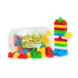 гр Конструктор "BAMSIBLOCK №5" 115/6 (8) "BAMSIC", 74 деталі, в відрі гр Конструктор "BAMSIBLOCK №5" 115/6 (8) "BAMSIC", 74 деталі, в відрі