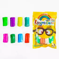 гр Тісто для ліплення "Круто Тісто" 56091 (40) "4FUN Game club", 8 кольорів, у пакеті гр Тісто для ліплення "Круто Тісто" 56091 (40) "4FUN Game club", 8 кольорів, у пакеті