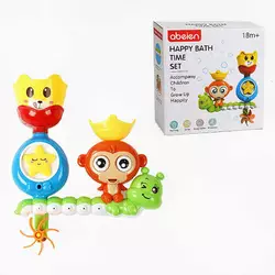 Гра для ванни 52026 (72/2) лієчки, присоски, водяне колесо, в коробці Гра для ванни 52026 (72/2) лієчки, присоски, водяне колесо, в коробці