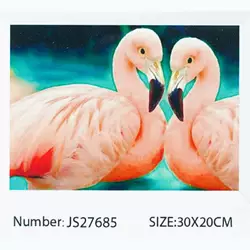 Алмазна мозаїка JS 27685 (50) "TK Group", 20х30 см, “Фламінго”, в коробці Алмазна мозаїка JS 27685 (50) "TK Group", 20х30 см, “Фламінго”, в коробці
